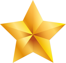 Gold Star Illustration